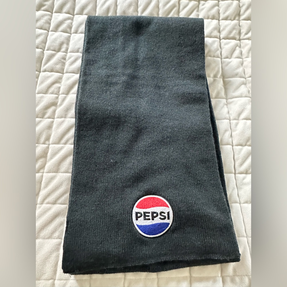 Black new PepsiCo Knit Scarf-Unisex